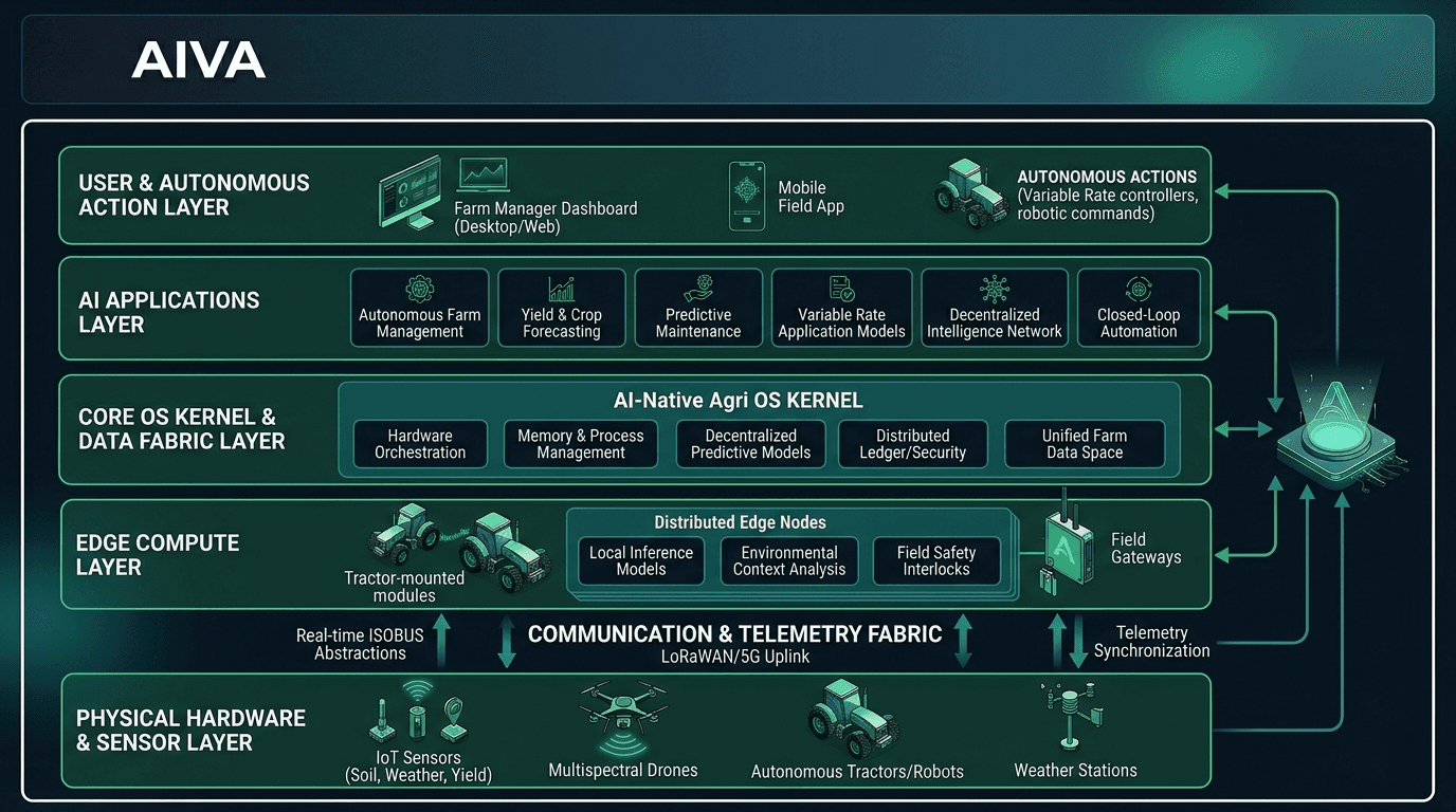 AIVA OS Full Core Distributed Architecture System Topology Map